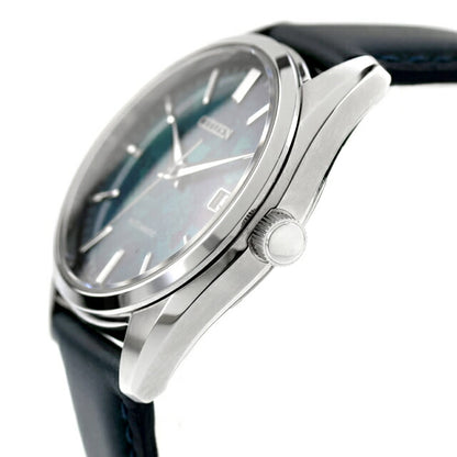 中古 シチズン CITIZEN コレクション メカニカル 銀箔漆文字盤モデル 日本製 薄型 NB1060-12L アナログ 腕時計 ブランド メンズ ネイビー UW-CT-PM-00014