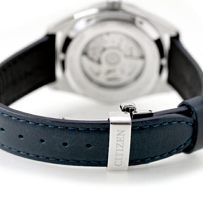 中古 シチズン CITIZEN コレクション メカニカル 銀箔漆文字盤モデル 日本製 薄型 NB1060-12L アナログ 腕時計 ブランド メンズ ネイビー UW-CT-PM-00014