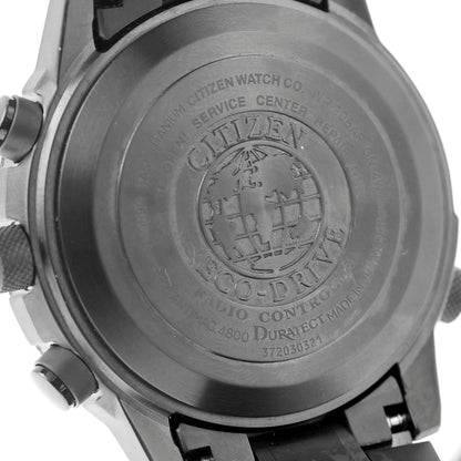 中古 超美品 シチズン CITIZEN プロマスター スカイ PROMASTER オールブラック デジアナ JY8025-59E アナデジ 腕時計 ブランド メンズ UW-CT-PM-00016