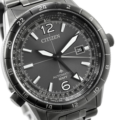 中古 美品 シチズン CITIZEN プロマスター SKY スカイシリーズ メカニカルGMT 耐磁2種 NB6045-51H アナログ 腕時計 ブランド メンズ UW-CT-PM-00017