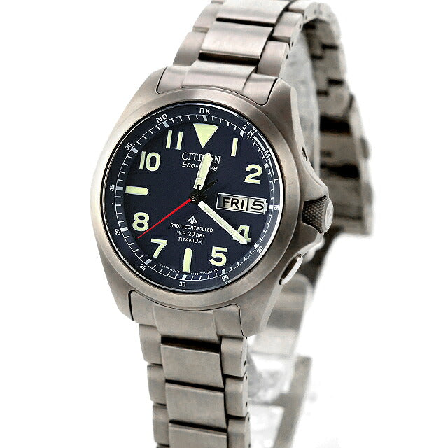 中古 シチズン CITIZEN プロマスター LAND エコドライブ電波 スーパーチタニウム 39mm AT6080-53L アナログ 腕時計 ブランド メンズ UW-CT-PM-00020
