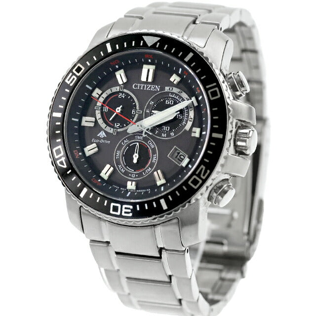 中古 シチズン CITIZEN プロマスター ランド エコドライブ電波 クロノグラフ PMP56-3051 アナログ 腕時計 ブランド メンズ ブラック UW-CT-PM-00022