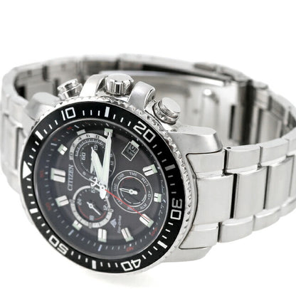 中古 シチズン CITIZEN プロマスター ランド エコドライブ電波 クロノグラフ PMP56-3051 アナログ 腕時計 ブランド メンズ ブラック UW-CT-PM-00022