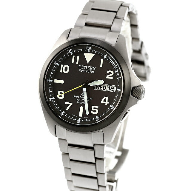 中古 シチズン CITIZEN プロマスター ランド エコドライブ ソーラー電波 PMD56-2952 アナログ 腕時計 ブランド メンズ ブラック UW-CT-PM-00024