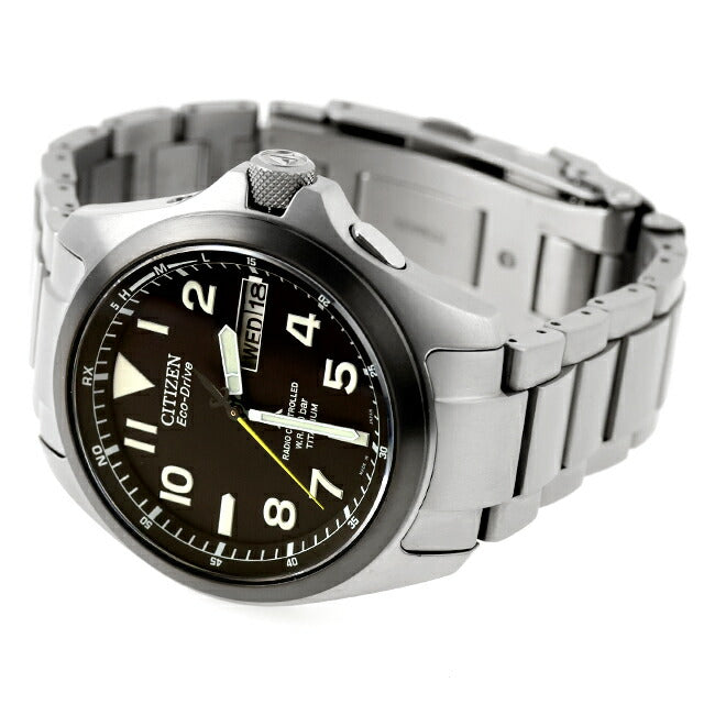 中古 シチズン CITIZEN プロマスター ランド エコドライブ ソーラー電波 PMD56-2952 アナログ 腕時計 ブランド メンズ ブラック UW-CT-PM-00024