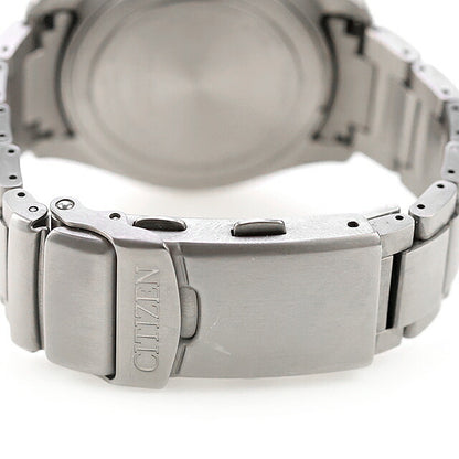 中古 シチズン CITIZEN プロマスター LAND デイデイト アナログ 腕時計 ブランド メンズ ブルー UW-CT-PM-00025