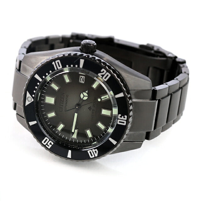 中古 超美品 シチズン CITIZEN プロマスター メカニカルダイバー 200m フジツボダイバー NB6025-59H アナログ 腕時計 ブランド メンズ ブラック UW-CT-PM-00030