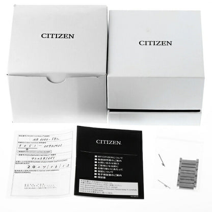 中古 美品 シチズン CITIZEN シリーズエイト 890 メカニカル 市松ダイヤル オクタゴンケース 防水 NB6060-58L アナログ 腕時計 メンズ UW-CT-S8-00002