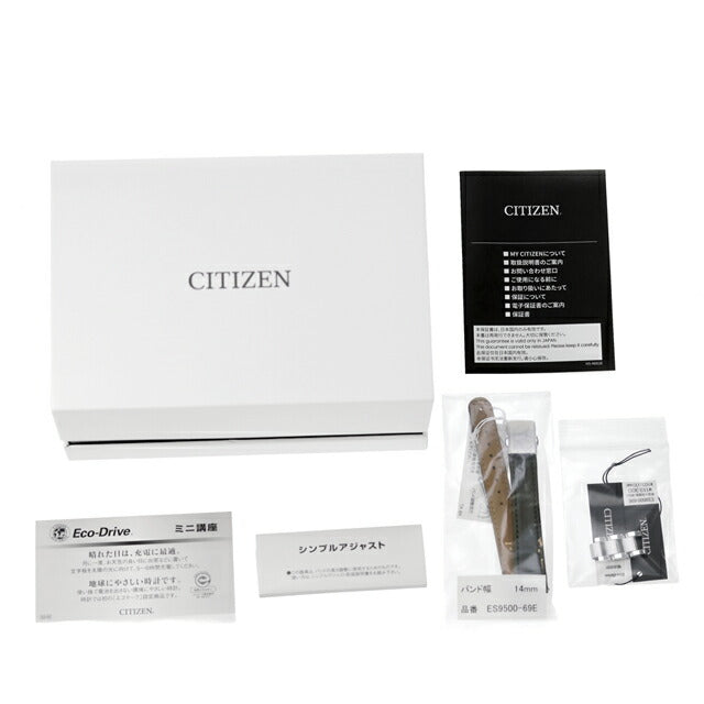 Used CITIZEN xC cross sea hikari collection 2way with replacement strap titanium ES9500-69E analog watch brand ladies UW-CT-XC-00002