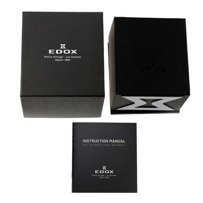 中古 超美品 エドックス EDOX クロノオフショア1 CO-1 チタン クォーツクロノグラフ 10242-TINM-GIDNO アナログ 腕時計 ブランド メンズ UW-ED-C1-00001