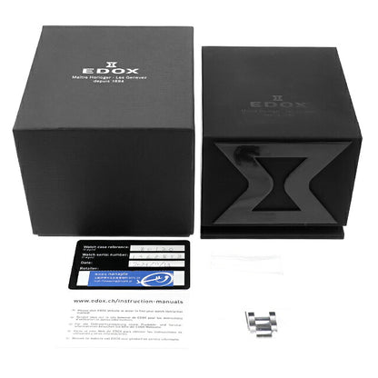 中古 OH済 エドックス EDOX ネプチュニアン オートマティック 1000m防水 ダイバーズ EDOX80 80120-3NM-NIN アナログ 腕時計 ブランド メンズ UW-ED-OT-00001