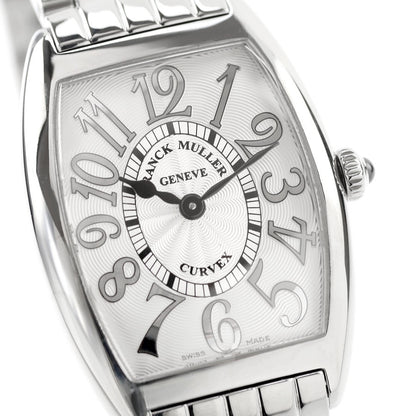 中古 仕上げ済 美品 フランクミュラー FRANCK MULLER トノウ カーベックス レリーフ CINTREE CURVEX RELIEF 1752 QZ REL アナログ 腕時計 UW-FM-TC-00001