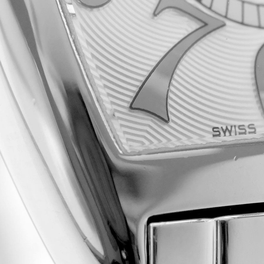 中古 仕上げ済 美品 フランクミュラー FRANCK MULLER トノウ カーベックス レリーフ CINTREE CURVEX RELIEF 1752 QZ REL アナログ 腕時計 UW-FM-TC-00001