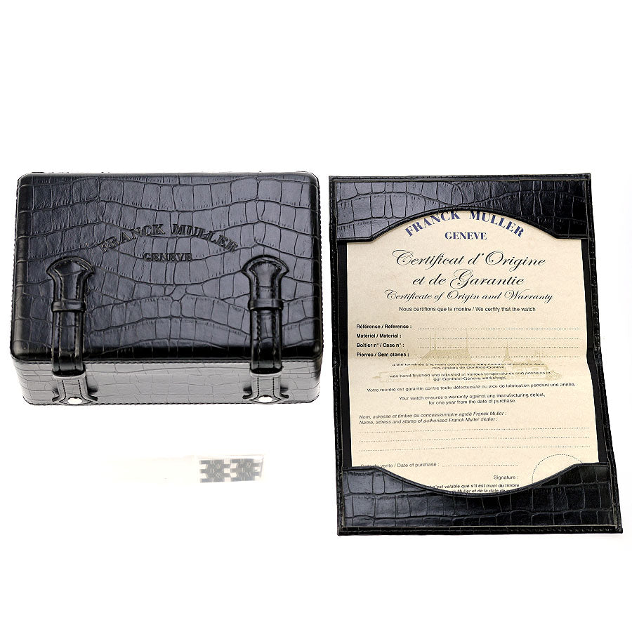 中古 仕上げ済 美品 フランクミュラー FRANCK MULLER トノウ カーベックス レリーフ CINTREE CURVEX RELIEF 1752 QZ REL アナログ 腕時計 UW-FM-TC-00001