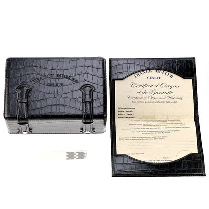 中古 仕上げ済 美品 フランクミュラー FRANCK MULLER トノウ カーベックス レリーフ CINTREE CURVEX RELIEF 1752 QZ REL アナログ 腕時計 UW-FM-TC-00001