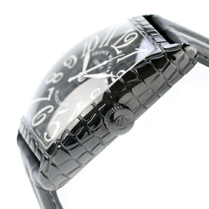 中古 本体美品 フランクミュラー FRANCK MULLER トノーカーベックス ブラッククロコ 純正ベルト・バックル付属 8880 SC BLK CRO 腕時計 UW-FM-TC-00002