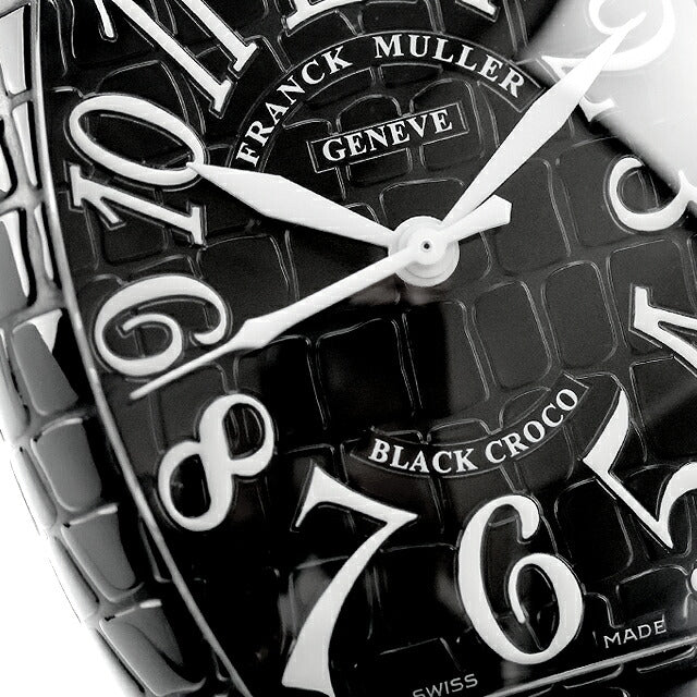 中古 本体美品 フランクミュラー FRANCK MULLER トノーカーベックス ブラッククロコ 純正ベルト・バックル付属 8880 SC BLK CRO 腕時計 UW-FM-TC-00002
