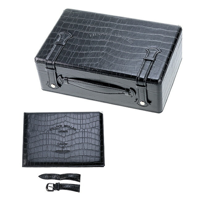 中古 本体美品 フランクミュラー FRANCK MULLER トノーカーベックス ブラッククロコ 純正ベルト・バックル付属 8880 SC BLK CRO 腕時計 UW-FM-TC-00002