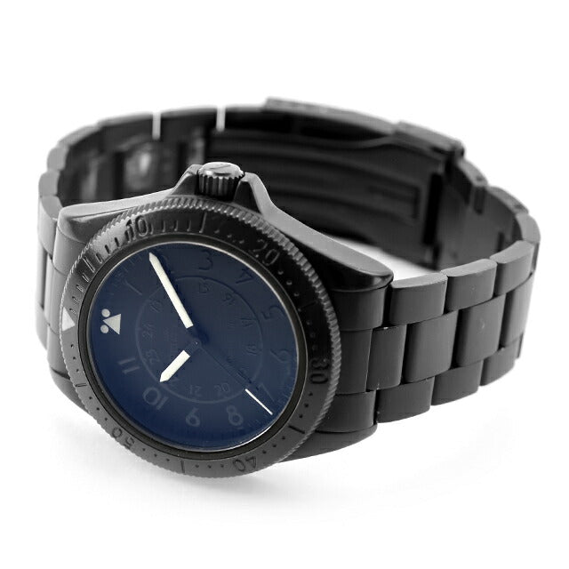 中古 フォルティス FORTIS コスモノート フリーガー ブラックアウト オールブラック ミリタリー 610.18.158 アナログ 腕時計 ブランド メンズ UW-FS-CN-00002