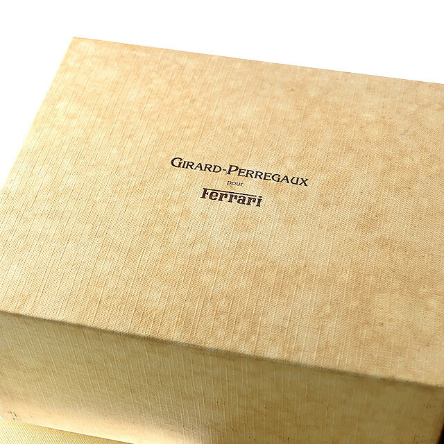中古 ジラール・ペルゴ Girard Perregaux フェラーリ クロノ 80200 Wネーム コラボ デュボア・デュプラ 80200.0.11.6156 腕時計 メンズ UW-GP-FE-00003