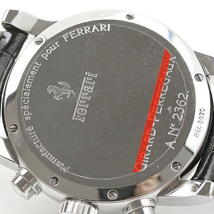 中古 ジラール・ペルゴ Girard Perregaux フェラーリ クロノグラフ 8020 Wネーム コラボ デュボア・デュプラ 8020 アナログ 腕時計 メンズ UW-GP-FE-00005
