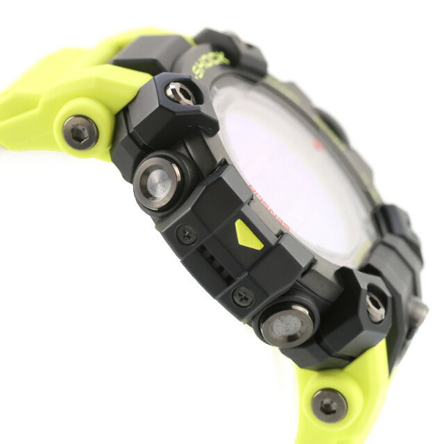 中古 超美品 カシオ CASIO Gショック G-SHOCK マッドマン ソーラー電波 マスターオブG レスキューイエロー GW-9500MRY-1A9JF 腕時計 メンズ UW-GS-MM-00003