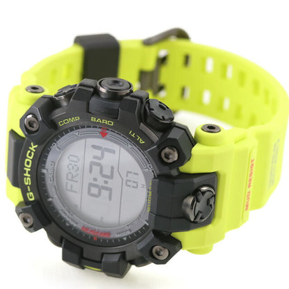 中古 超美品 カシオ CASIO Gショック G-SHOCK マッドマン ソーラー電波 マスターオブG レスキューイエロー GW-9500MRY-1A9JF 腕時計 メンズ UW-GS-MM-00003