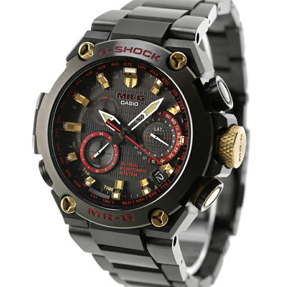 中古 カシオ CASIO Gショック G-SHOCK 赤備え MR-G タフソーラー 電波 Bluetooth MRG-G1000B-1A4JR アナログ 腕時計 ブランド メンズ UW-GS-MR-00001
