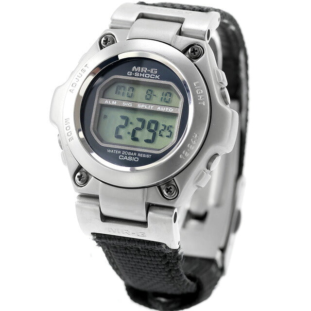 中古 カシオ CASIO G-SHOCK MR-G 初期フルメタルモデル デジタル ヴィンテージ Gショック MRG-100B-2 デジタル 腕時計 ブランド メンズ ブラック UW-GS-MR-00002