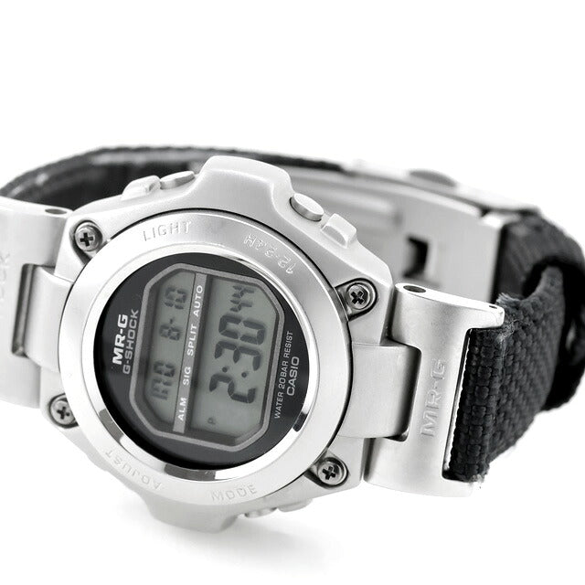 中古 カシオ CASIO G-SHOCK MR-G 初期フルメタルモデル デジタル ヴィンテージ Gショック MRG-100B-2 デジタル 腕時計 ブランド メンズ ブラック UW-GS-MR-00002