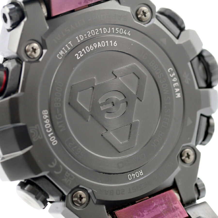 中古 カシオ CASIO Gショック G-SHOCK MTG-B3000 タフソーラー 電波 Bluetooth モバイルリンク MTG-B3000BD-1AJF 多針アナログ 腕時計 UW-GS-MT-00003