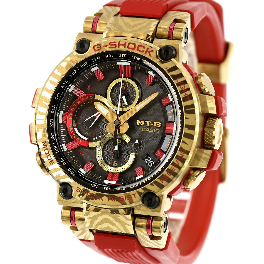 中古 レア 希少モデル カシオ CASIO Gショック G-SHOCK MTG 干支 寅年限定 国内未発売 逆輸入海外 MTG-B1000CX-4A 多針アナログ 腕時計 UW-GS-MT-00004