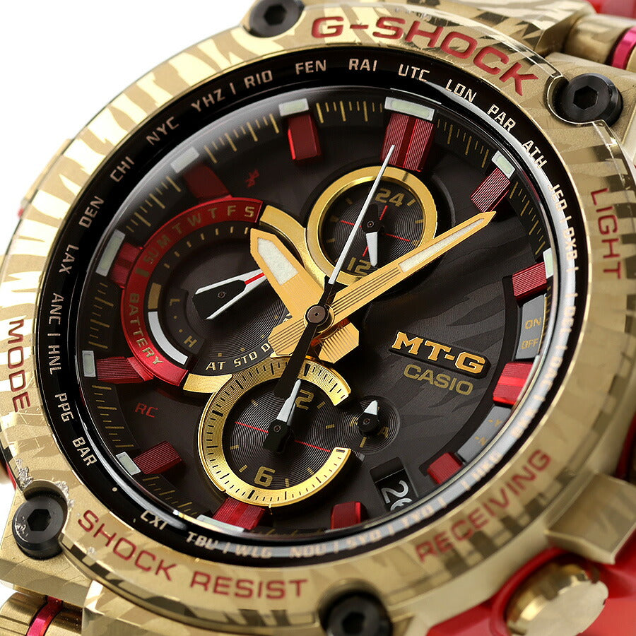 中古 レア 希少モデル カシオ CASIO Gショック G-SHOCK MTG 干支 寅年限定 国内未発売 逆輸入海外 MTG-B1000CX-4A 多針アナログ 腕時計 UW-GS-MT-00004