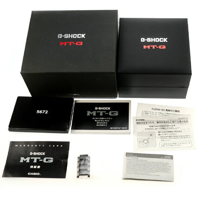 中古 カシオ CASIO Gショック G-SHOCK MTG-B3000 タフソーラー 電波 Bluetooth モバイルリンク MTG-B3000BD-1AJF アナログ 腕時計 メンズ UW-GS-MT-00005