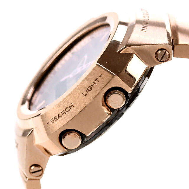 中古 カシオ CASIO Gショック G-SHOCK フルメタル AWM-500 電波ソーラー アナデジ ローズゴールド AWM-500GD-4AJF 腕時計 ブランド メンズ UW-GS-OT-00020