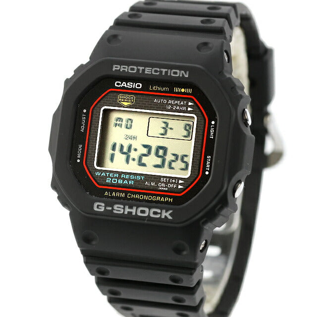 中古 美品 カシオ CASIO G-SHOCK 5000シリーズ オリジン 初代復刻 デジタル 腕時計 ブランド メンズ ブラック UW-GS-OT-00021