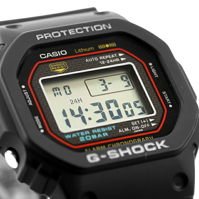 中古 美品 カシオ CASIO G-SHOCK 5000シリーズ オリジン 初代復刻 デジタル 腕時計 ブランド メンズ ブラック UW-GS-OT-00021