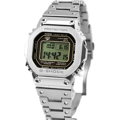 中古 美品 カシオ CASIO G-SHOCK フルメタル マルチバンド6 電波ソーラー スクエア GMW-B5000D-1JF デジタル 腕時計 ブランド メンズ UW-GS-OT-00022