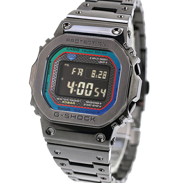 中古 カシオ CASIO G-SHOCK フルメタル マルチカラーグラデーション レインボー Gショック GMW-B5000BPC-1JF デジタル 腕時計 ブランド メンズ UW-GS-OT-00026