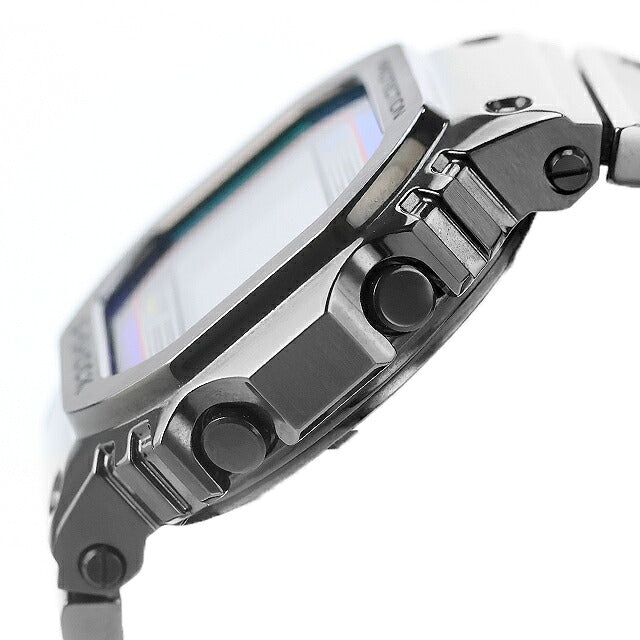 中古 カシオ CASIO G-SHOCK フルメタル マルチカラーグラデーション レインボー Gショック GMW-B5000BPC-1JF デジタル 腕時計 ブランド メンズ UW-GS-OT-00026
