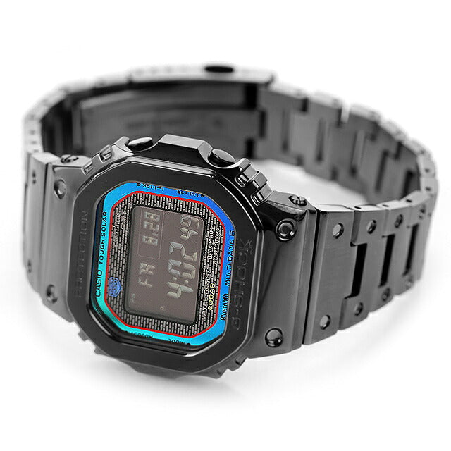 中古 カシオ CASIO G-SHOCK フルメタル マルチカラーグラデーション レインボー Gショック GMW-B5000BPC-1JF デジタル 腕時計 ブランド メンズ UW-GS-OT-00026