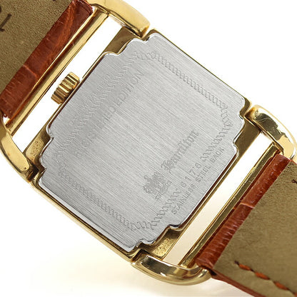 中古 ハミルトン HAMILTON コントアー レジスタードエディション ドライバーズウォッチ 6176 アールデコ 6176 アナログ 腕時計 メンズ UW-HA-AC-00004