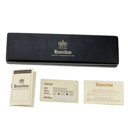 中古 ハミルトン HAMILTON コントアー レジスタードエディション ドライバーズウォッチ 6176 アールデコ 6176 アナログ 腕時計 メンズ UW-HA-AC-00004