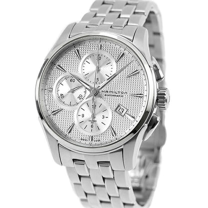 二手超好汉密尔顿 HAMILTON Jazzmaster Auto Chrono 自动上链计时码表 H32596151 模拟手表品牌男士银色 UW-HA-JM-00007