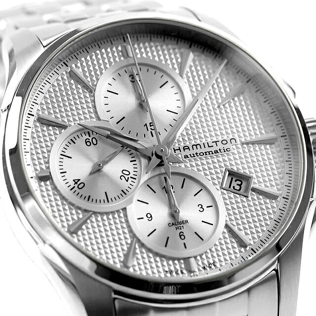 二手超好汉密尔顿 HAMILTON Jazzmaster Auto Chrono 自动上链计时码表 H32596151 模拟手表品牌男士银色 UW-HA-JM-00007