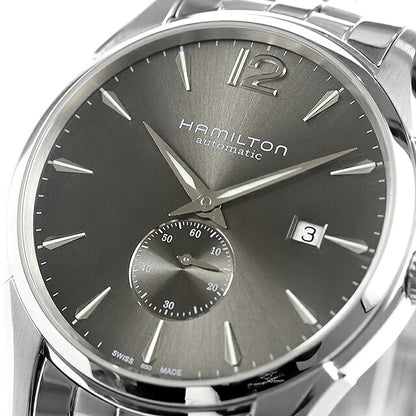 中古 超美品 ハミルトン HAMILTON ジャズマスター スモールセコンド オート H38655185 アナログ 腕時計 ブランド メンズ グレー UW-HA-JM-00010