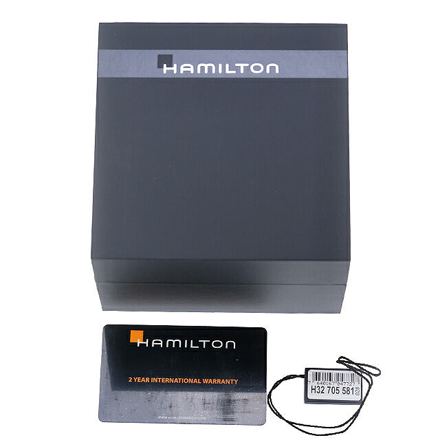 中古 超美品 ハミルトン HAMILTON ジャズマスター オープンハート オート H32705581 アナログ 腕時計 ブランド メンズ グレー キャメルブラウン UW-HA-JM-00011