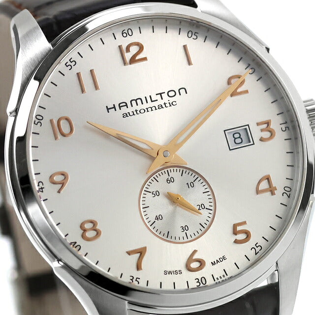中古 超美品 ハミルトン HAMILTON ジャズマスター マエストロ スモールセコンド オート H42515555 アナログ 腕時計 ブランド メンズ シルバー ブラウン UW-HA-JM-00013
