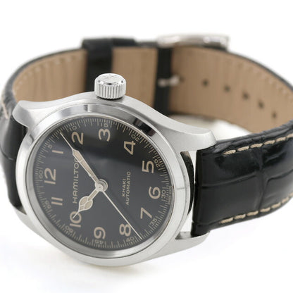 中古 ハミルトン HAMILTON カーキ フィールド マーフ38ｍｍ インターステラー H70405730 アナログ 腕時計 ブランド メンズ ブラック 黒 UW-HA-KH-00009
