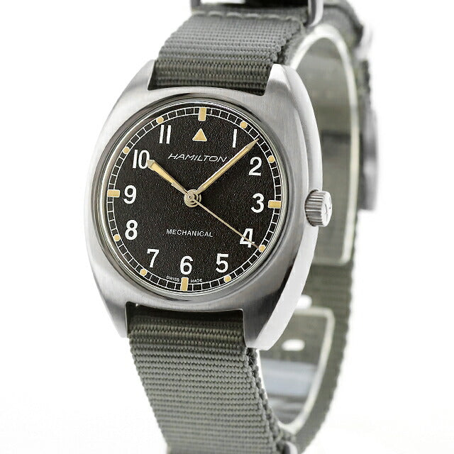 Used Overhauled Hamilton Khaki Pilot Pioneer Mechanical Manual Winding 36mm Military H-50 H76419931 Watch Brand Men&
